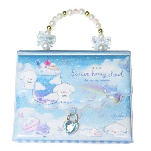 シール帳 カギつきバッグマイシールバインダー スイートハニークラウド クーリア シール交換帳 シールシート10枚付き マシュマロポップのサムネイル