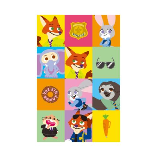 ぽち袋 ズートピア キャラクターポチ袋 3枚セット ファンシー ディズニー サンスター文具 お年玉 子供 お正月 メール便可 マシュマロポップ