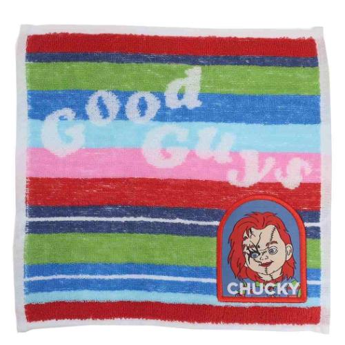 ミニタオル CHUCKY チャッキー ジャガードハンカチタオル ボーダーガイズ 丸眞 汗拭きタオル 映画メール便可 マシュマロポップ ミニタオル CHUCKY チャッキー ジャガードハンカチタオル ボーダーガイズ 丸眞 汗拭きタオル 映画メール便可 マシュマロポップ