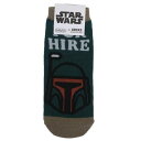 女性用靴下 スターウォーズ レディースソックス ボバ フェット ロゴ STAR WARS スモールプラネット キャラックス メール便可 マシュマロポップ