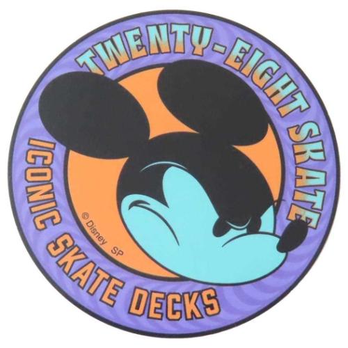 ダイカットシール ミッキーマウス キャラクターステッカー サークル PU ディズニー スモールプラネット..