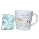 食器ギフト マグカップ&タオルセット ゆるかふぇびより クーリア マグカップ&ミニタオル プレゼント マシュマロポップ
