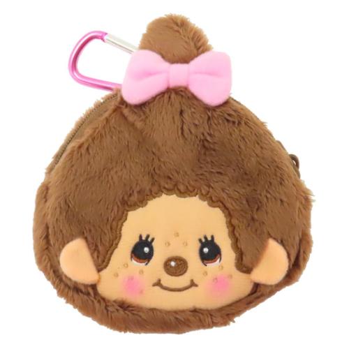 ミニポーチ モンチッチ カラビナ付きミニミニポーチ モンチッチちゃん ユニック プレゼント 小物入れ メール便可 マシュマロポップ