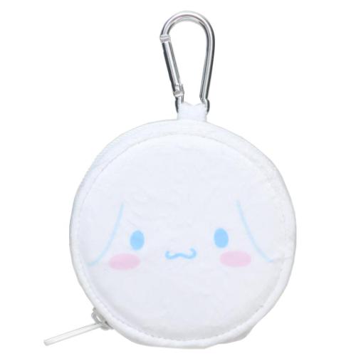 ミニポーチ シナモロール カラビナ付き丸型ポーチ サンリオ ケイカンパニー 小物入れ マシュマロポップ