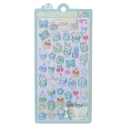 シールシート ボンボンドロップシール めろめろボンボン クーリア デコシール 手帳 お手紙 かわいい メール便可 マシュマロポップのサムネイル