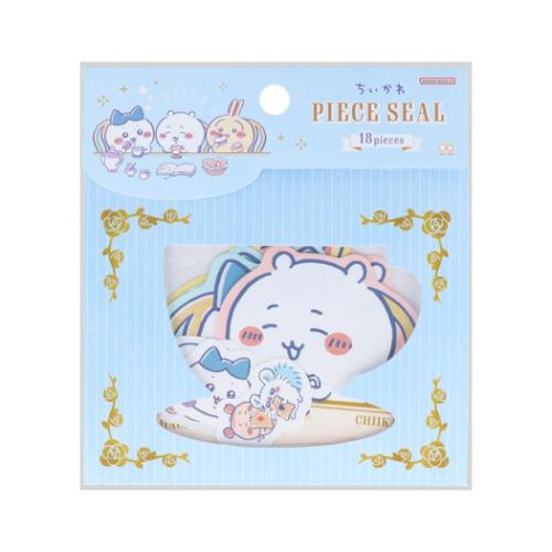 フレークシール ちいかわ ピースシール ティータイム サンスター文具 DECOシール デコレーション メール便可 マシュマロポップ