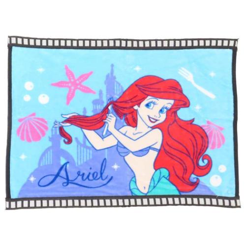 ひざ掛け毛布 リトルマーメイド マイヤーブランケット インザシャイニングシー ディズニープリンセス 丸眞 ウォーマー雑貨 防寒用品 マシュマロポップのサムネイル