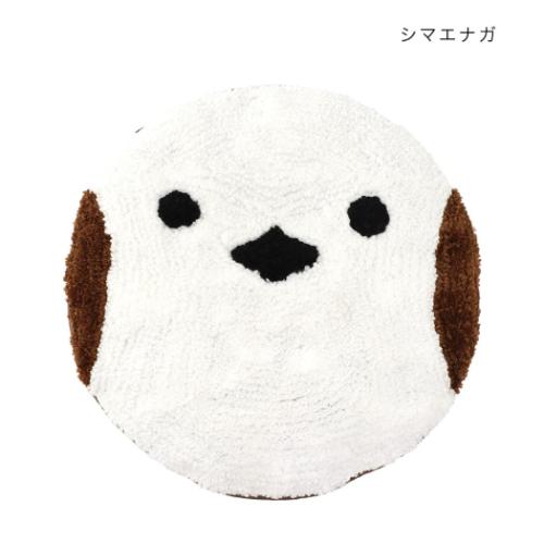 座布団 アニマルチェアパッド シマエナガ アニマル トモコーポレーション 椅子シート インテリア マシ..