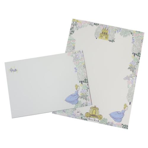 手紙セット Shinzi Katoh シンジ カトウ レターセット グリム童話 シンデレラ 木野瀬印刷 便箋&封筒 かわいい メール便可 マシュマロポップ