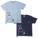 Tシャツ T-SHIRTS ムーミン ポケットTシャツ M 北欧 ワタナベ 半袖 メール便可 マシュマロポップ