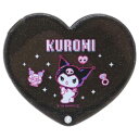 手鏡 クロミ ハート型コンパクトミラー ピクセルアート BK サンリオ ワタナベ ミニサイズ メール便可 マシュマロポップ