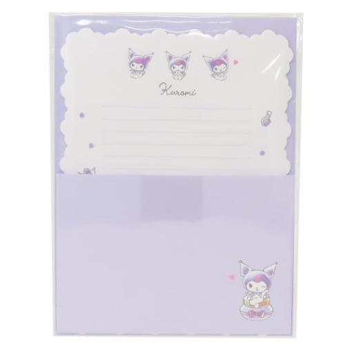 レターセット クロミ カームレター サンリオ カミオジャパン ダイカット便箋&封筒 手紙セット メール便可 マシュマロポップ