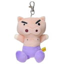 リール式キーケース クレヨンしんちゃん ぬいぐるみリールキーカバー ぶりぶりざえもん エスケイジャパン 鍵ホルダー アニメ マシュマロポップ