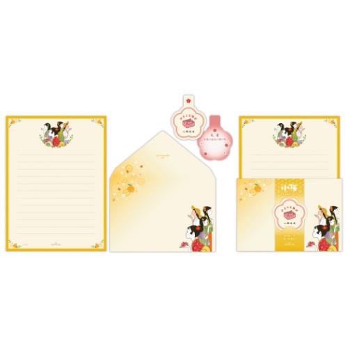 レターセット 小梅 手紙セット KOUME 小梅と従妹たち 日本ホールマーク 封筒 便箋 おしゃれ メール便可 マシュマロポップ