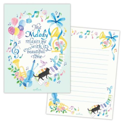 便箋 レターパッド リラックスメロディ 日本ホールマーク 手紙 便せん メール便可 マシュマロポップ