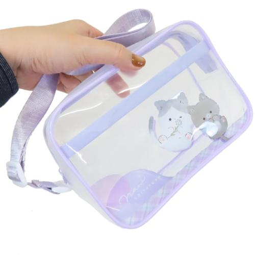 キッズ ショルダーバッグ タイニーコスメバッグセット なにしてるの こねこ クーリア ヘアアクセ ミニタオル 手鏡 女の子向け マシュマロポップ