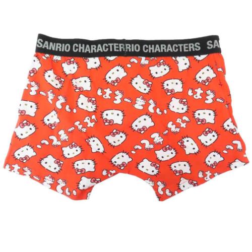 男性用下着 ハローキティ ボクサーブリーフ ひらがなロゴ サンリオ スモールプラネット ギフト雑貨 メンズインナー メール便可 マシュマロポップ