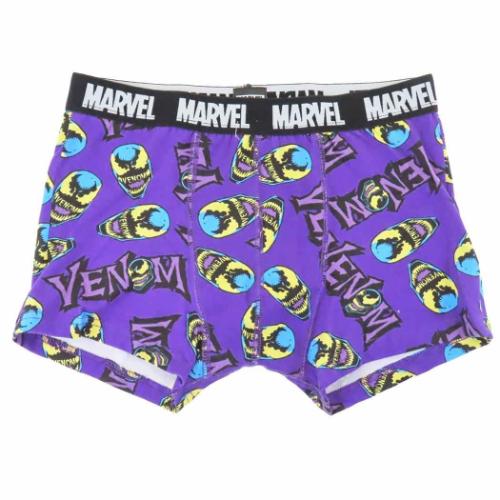 楽天ガールズ雑貨通販マシュマロポップ男性用下着 ヴェノム ボクサーブリーフ フェイスとロゴ MARVEL スモールプラネット ギフト雑貨 メンズインナー メール便可