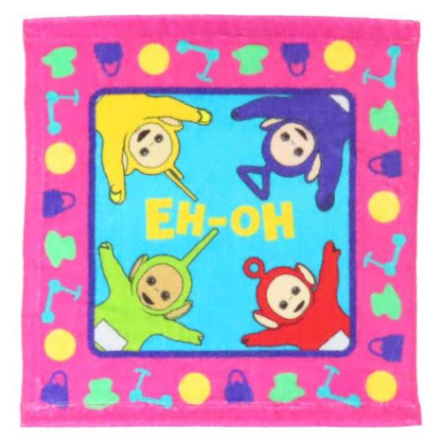 ミニタオル テレタビーズ ハンドタオル エッオー スモールプラネット 汗拭きタオル メール便可 マシュマロポップ