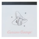 メモ帳 おさるのジョージ メモパッドスクエア hat Green Flash 新学期準備文具 絵本メール便可 マシュマロポップ