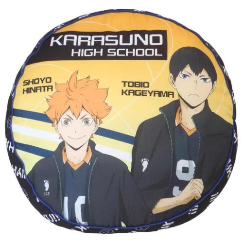 クッション ハイキュー！！ ラウンドクッション 烏野高校 少年ジャンプ ケイカンパニー プレゼント インテリア アニメ マシュマロポップ