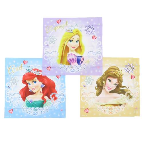 ランチクロス ディズニープリンセス ランチーフ3枚組 エレガントジュエリー ディズニー 丸眞 入園入学..