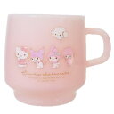 プラコップ サンリオキャラクターズ ミルキープラカップ おしりみせ ピンク サンリオ ティーズファクトリー スタッキング 子ども キッズ マシュマロポップ