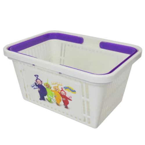 卓上収納 テレタビーズ キャラバスケット 実写 ティーズファクトリー 小物入れ マシュマロポップ