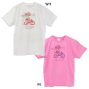 Tシャツ 水森亜土 半袖Tシャツ ジテンシャ ワタナベ メンズ レディース メール便可 マシュマロポップ