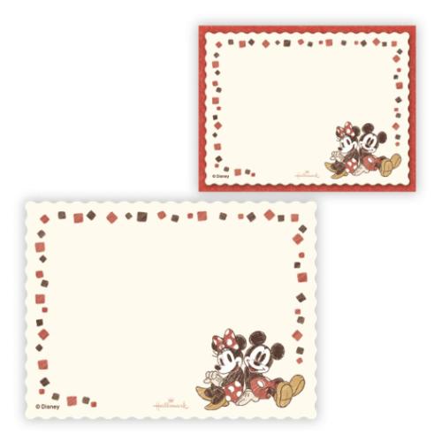 メッセージカード ミッキー&ミニー ミニメッセージカードセット 4枚セット DNセットミッキーとミニースマイル2 ディズニー 日本ホールマーク プレゼントカード...
