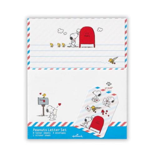 手紙セット スヌーピー レターセット SNお手紙2 ピーナッツ 日本ホールマーク 便箋&封筒 かわいい メール便可 マシュマロポップ
