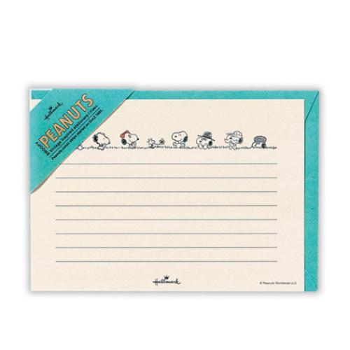 手紙セット スヌーピー レターセット SNスヌーピーと兄弟2 ピーナッツ 日本ホールマーク 便箋&封筒 かわいい メール便可 マシュマロポップ