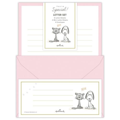 手紙セット スヌーピー レターセット SNYSピンク You’re special ピーナッツ 日本ホールマーク 便箋&封筒 かわいい メール便可 マシュマロポ...