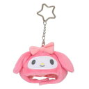 マスコット マイメロディ きぐるみキャップキーホルダー サンリオ ユニック プレゼント キーリング メール便可 マシュマロポップ