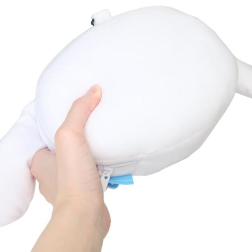 トラベルまくら シナモロール アイマスク付きトラベルクッション サンリオ ユニック 旅行 出張 移動 飛行機 新幹線 マシュマロポップ