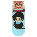 女性用靴下 モンチッチ ANKLE SOCKS LADIES レディースアンクルソックス BOY オクタニ かわいい メール便可 マシュマロポップ
