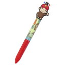 ボールペン おさるのジョージ マスコット付き4色ボールペン ホーム アイプランニング カラーペン 文房具 絵本メール便可 マシュマロポップ
