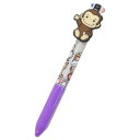 ボールペン おさるのジョージ マスコット付き4色ボールペン レストラン アイプランニング カラーペン 文房具 絵本メール便可 マシュマロポップ
