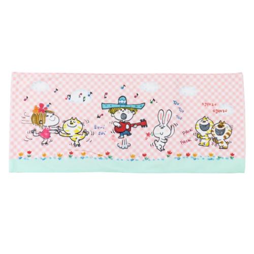 フェイスタオル 水森亜土 プリントロングタオル リサイタル 林タオル 新生活雑貨 メール便可 マシュマ..