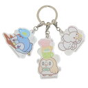 キーリング ポケットモンスター 3連アクリルキーホルダー ポケピース ウインターシリーズ ポッチャマ モクロー ワッカネズミ ポケモン マリモクラフト 3チャーム アクキー メール便可 マシュマロポップ(4)