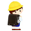 グリーティングカード 入園入学 ダイカットカード 小学生男の子型抜き サンリオ プレゼント メッセージカード メール便可 マシュマロポップ