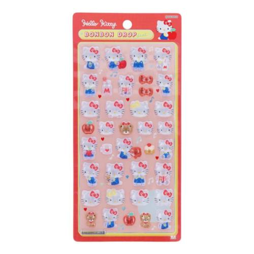 シールシート ハローキティ ボンボンドロップシール A サンリオ サンスター文具 デコレーション メール便可 マシュマロポップのサムネイル