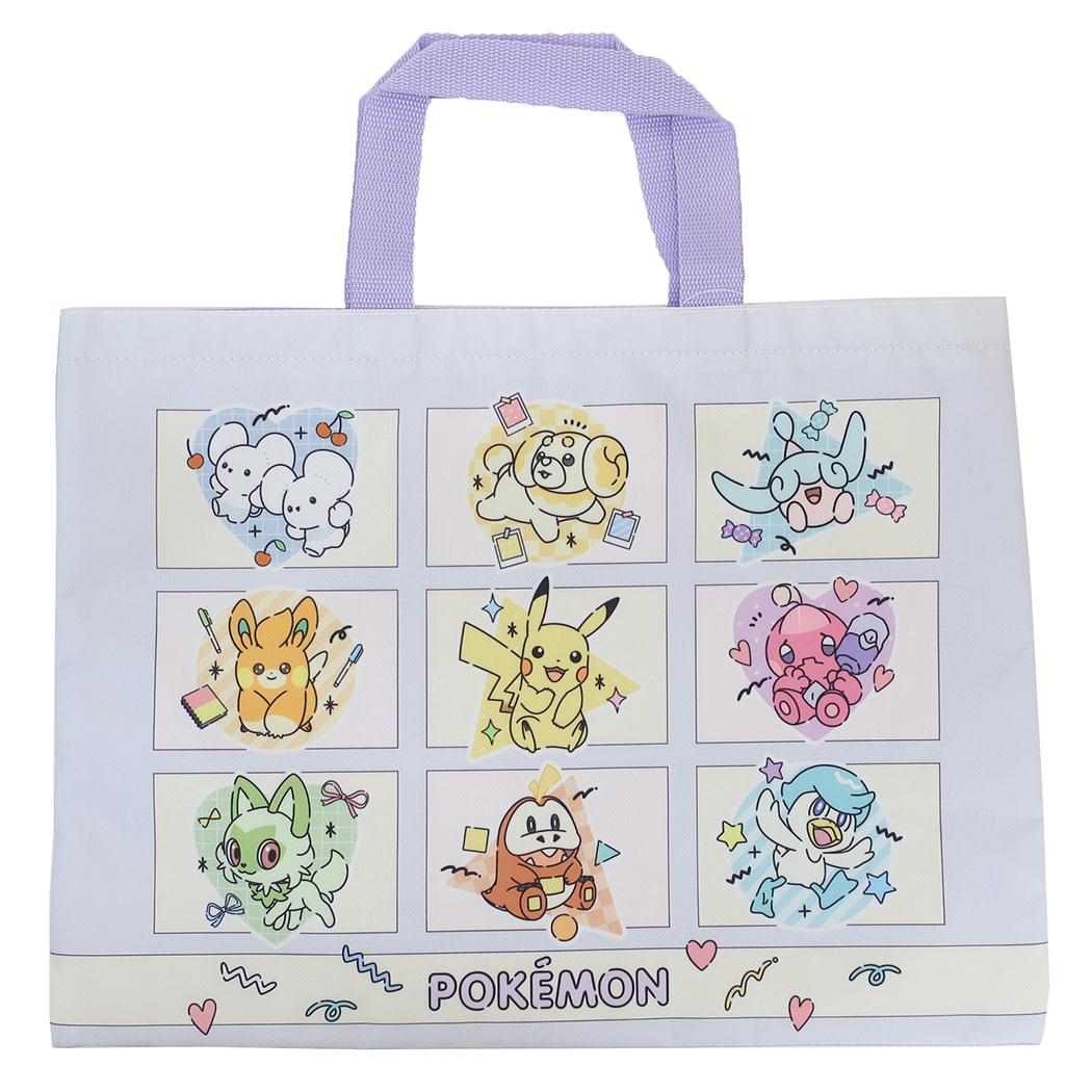 お稽古かばん ポケットモンスター レッスンバッグ パープル 新入学 ポケモン マルヨシ 新学期準備雑貨 メール便可 マシュマロポップ