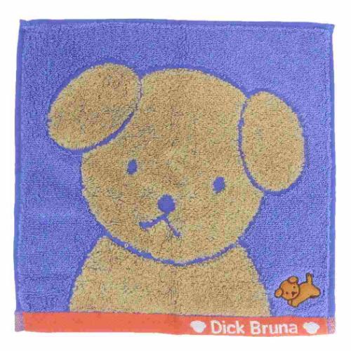 ミニタオル ミッフィー ジャガードハンカチタオル オーガニックコットン チアフルシリーズスナッフィー ディックブルーナ 丸眞 汗拭きタオル 絵本メール便可 マシュマロポップ