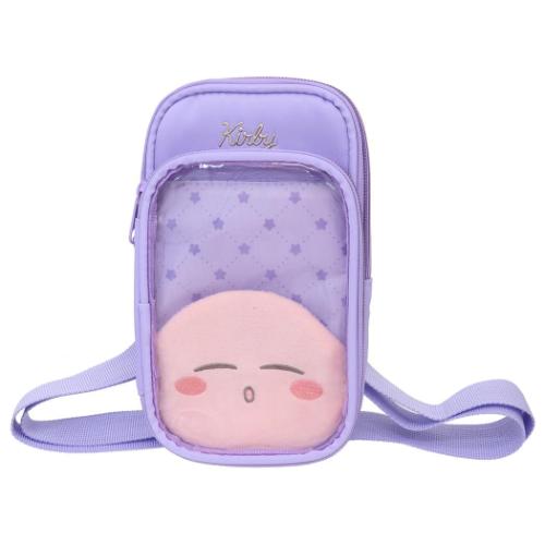 スマホポーチ 星のカービィ もこもこポケット付きモバイルポシェット すやすや サンアート ミニショル..