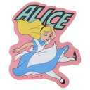 ダイカットシール ふしぎの国のアリス キャラクターステッカー ロゴ ディズニー スモールプラネット ダイカットビニールステッカー デコシール 耐水性 メール便可 マシュマロポップ