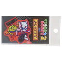 ダイカットシール TIGER&BUNNY2 and PAC-MAN コラボステッカー ホログラムステッカー バーナビー ブルックス Jr. パックマン ゼネラルステッカー 耐水耐光 デコステッカー アニメメール便可 マシュマロポップ