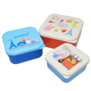お弁当箱 バーバパパ ランチボックス 3個入り PARIS SHOPPING BARBAPAPA 大西賢製販 ランチ マシュマロポップ(3)
