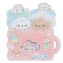 フレークシール フルフルシール なりきりきぐるみ クーリア デコレーション かわいい メール便可 マシュマロポップ