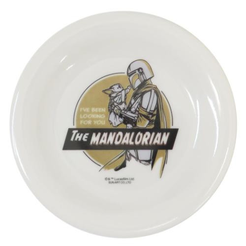中皿 スターウォーズ プレート マンダロリアン&グローグー STAR WARS サンアート プレゼント ギフト 食器 マシュマロポップ